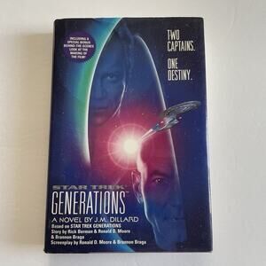 Star Trek Generations Two Captains One Destiny Hardcover Book